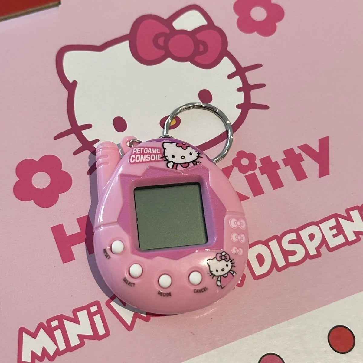 Kawaii Hello Kitty Electron Pet Interaction Machine Anime My Melody Child Toy Multi-functional Keychain Festival Gift Wholesale