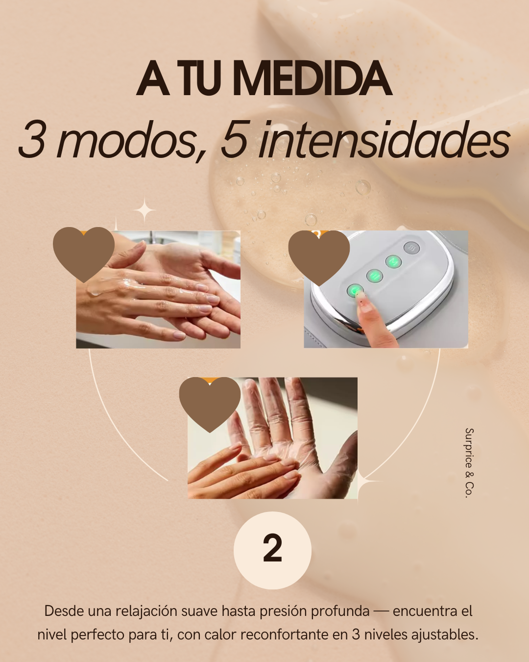 Velvet Touch — Masajeador Eléctrico de Manos con Compresión de Aire
