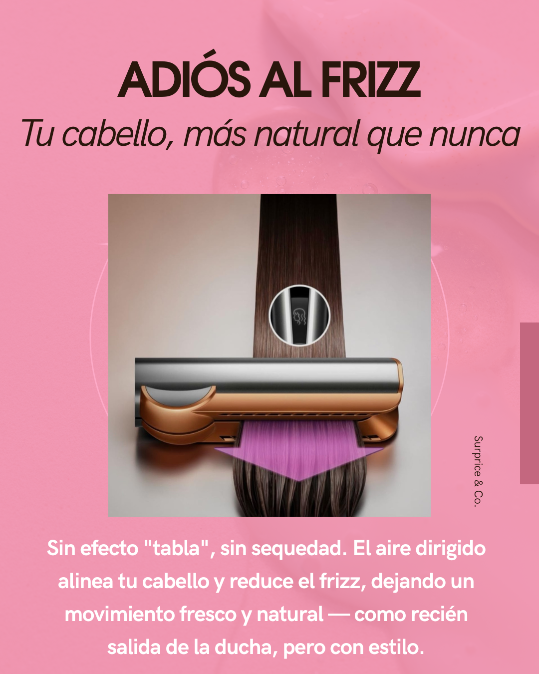 Velvet Air — Secador Alisador 2 en 1, Alta Velocidad 110.000 RPM