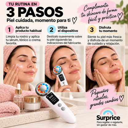 Masajeador Facial Térmico Efecto Antiedad