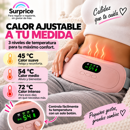 Almohadilla Térmica Portátil con Calor y Vibración