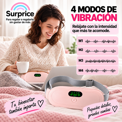 Almohadilla Térmica Portátil con Calor y Vibración