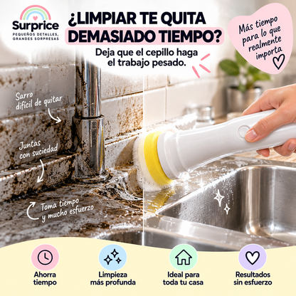 Cepillo Eléctrico de Limpieza 4 en 1