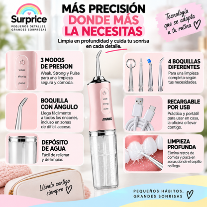 Irrigador Dental Portátil – Limpieza Fácil y Precisa