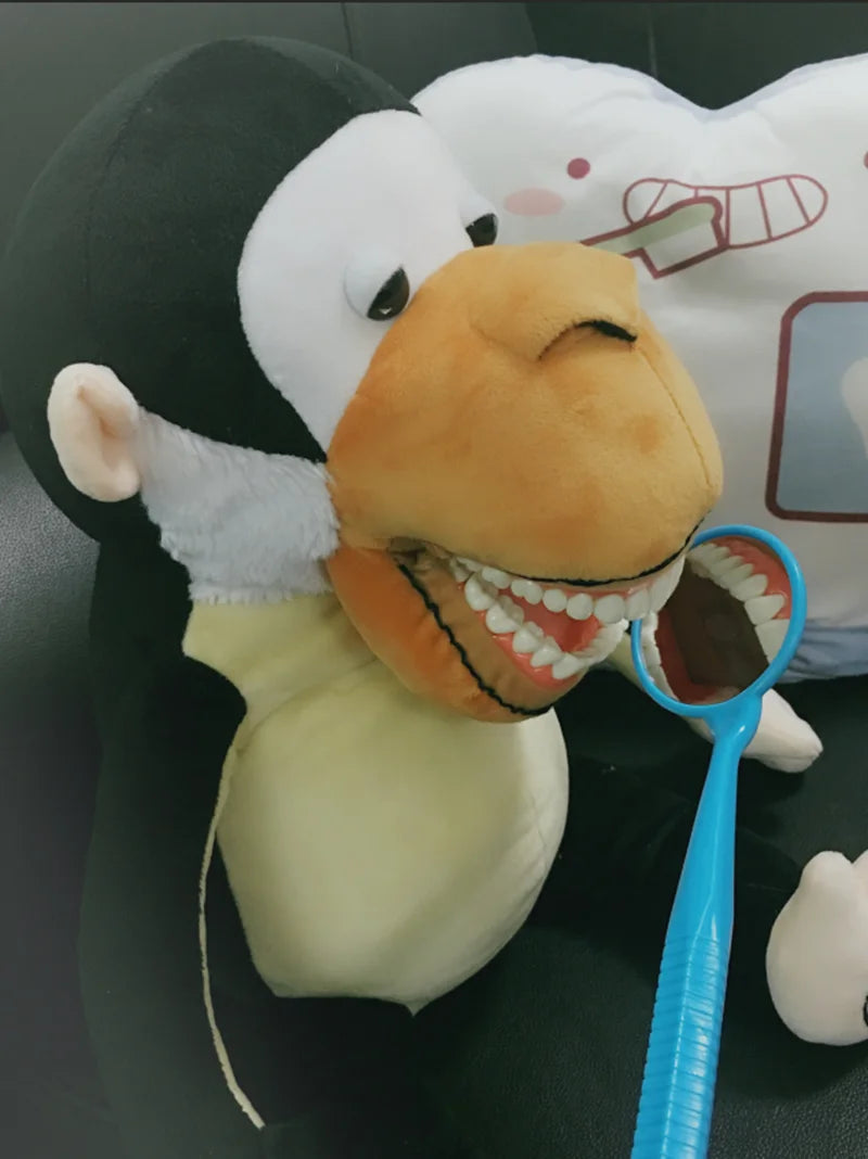 Dental Plush Toys With Teeth Model Toothbrush For Kids Children Stuffed Animals Dentist Soft Dolls   Dentistry Accessories Gifts