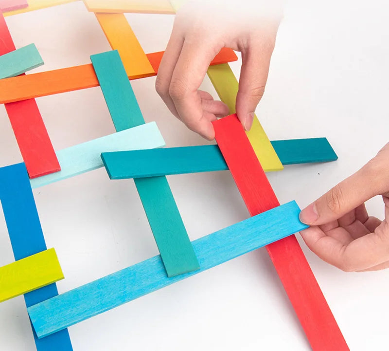 Wooden Rainbow Block Wood Stacking Toys Grimms Rainbow Building Blocks Balls Montessori Eductaional Toy Kids Rainbow Stacker