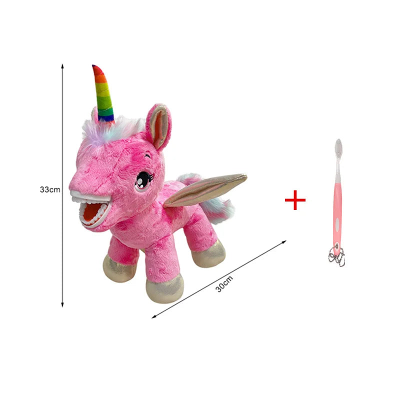 Dental Plush Toys With Teeth Model Toothbrush For Kids Children Stuffed Animals Dentist Soft Dolls   Dentistry Accessories Gifts