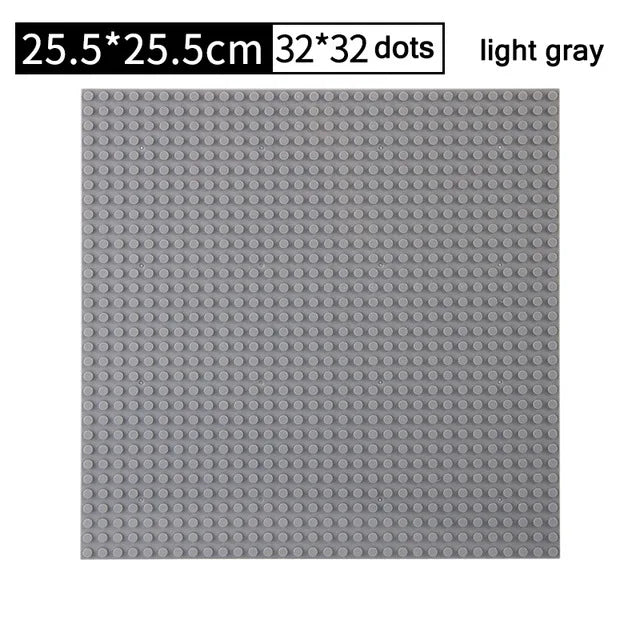 City Road Street Baseplate Straight Crossroad Curve T-Junction Building Blocks Base Plate 32*32 Compatible All Brands City