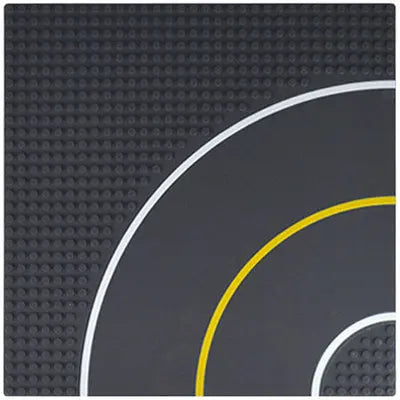 City Road Street Baseplate Straight Crossroad Curve T-Junction Building Blocks Base Plate 32*32 Compatible All Brands City