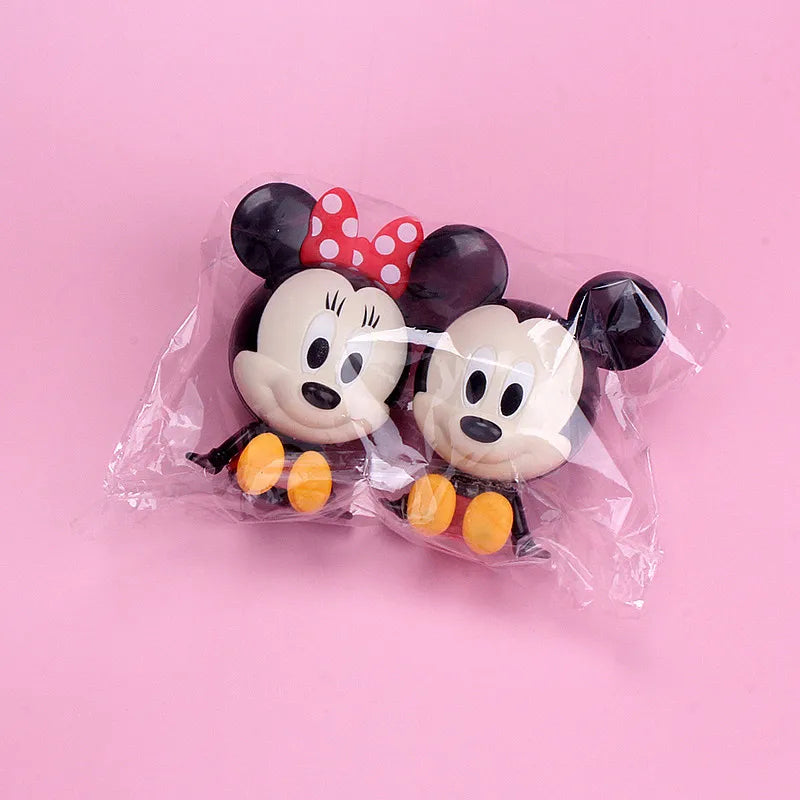Disney Mickey Mouse Minnie Mouse Kawaii Toy Model Kids Cake Decoration Cute Figure Doll Gift for Kids Holiday birthday gift toy