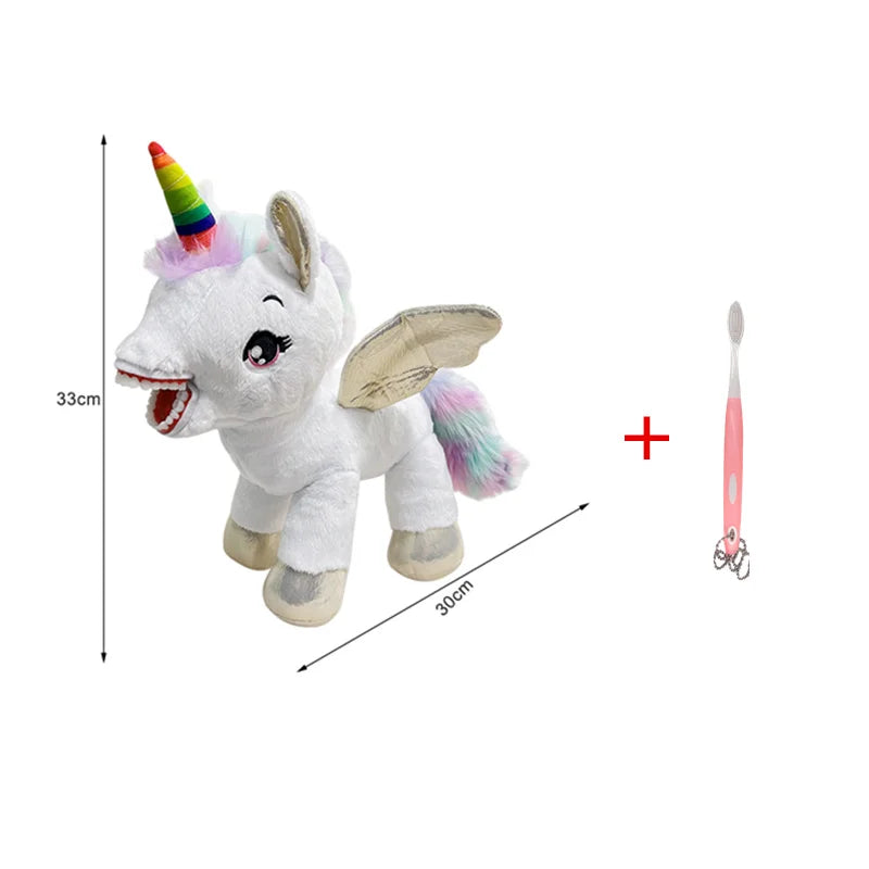 Dental Plush Toys With Teeth Model Toothbrush For Kids Children Stuffed Animals Dentist Soft Dolls   Dentistry Accessories Gifts