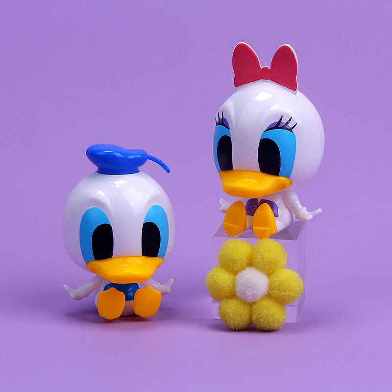 Disney Mickey Mouse Minnie Mouse Kawaii Toy Model Kids Cake Decoration Cute Figure Doll Gift for Kids Holiday birthday gift toy