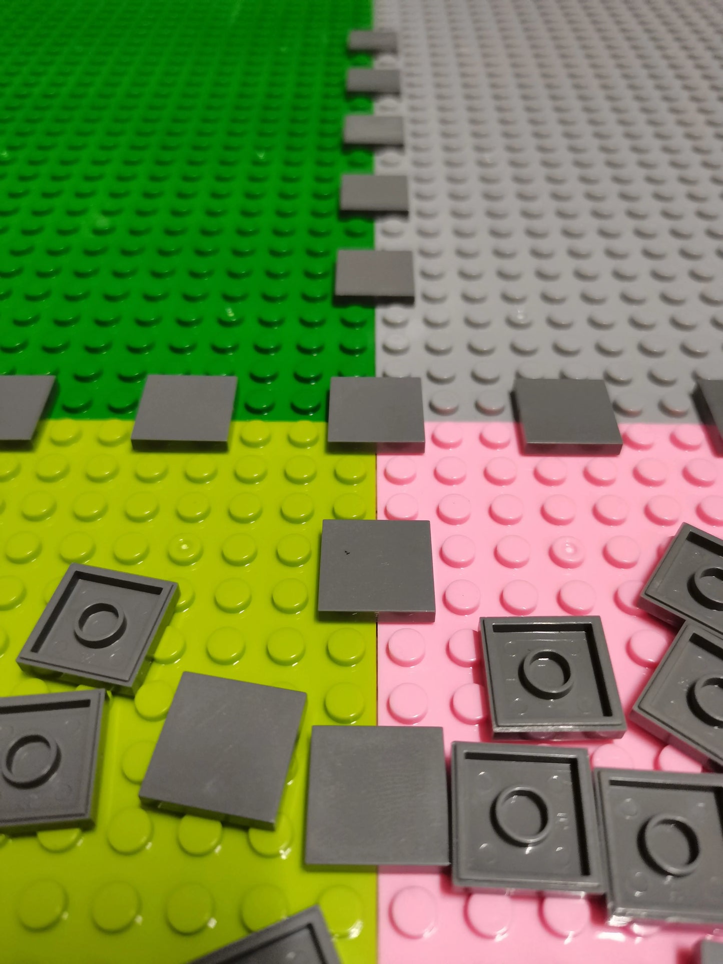 City Road Street Baseplate Straight Crossroad Curve T-Junction Building Blocks Base Plate 32*32 Compatible All Brands City