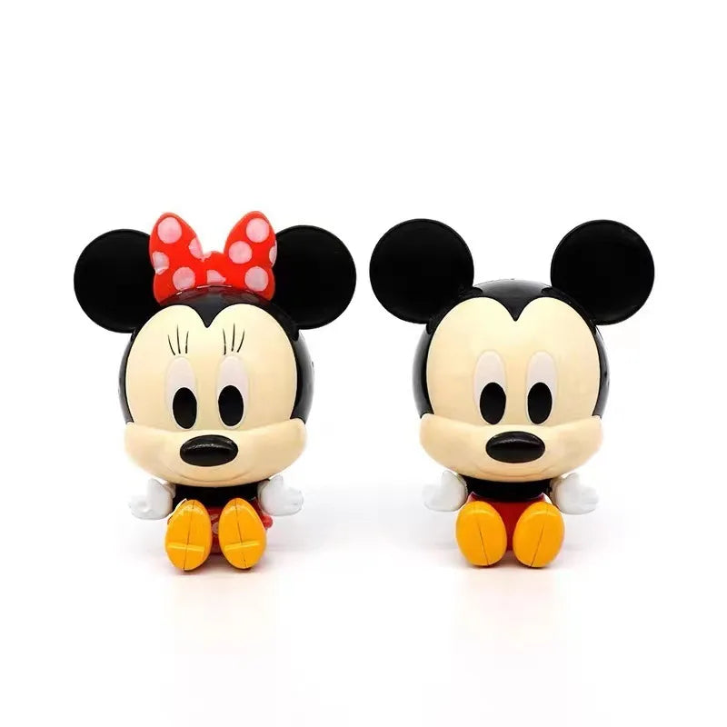 Disney Mickey Mouse Minnie Mouse Kawaii Toy Model Kids Cake Decoration Cute Figure Doll Gift for Kids Holiday birthday gift toy