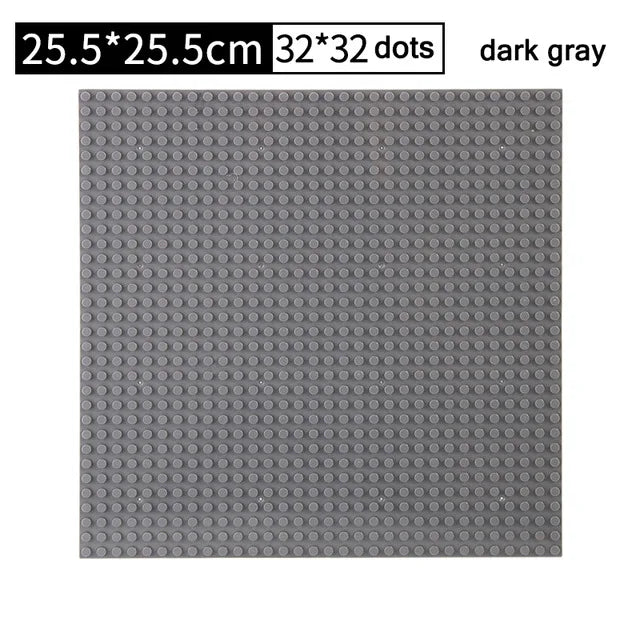 City Road Street Baseplate Straight Crossroad Curve T-Junction Building Blocks Base Plate 32*32 Compatible All Brands City