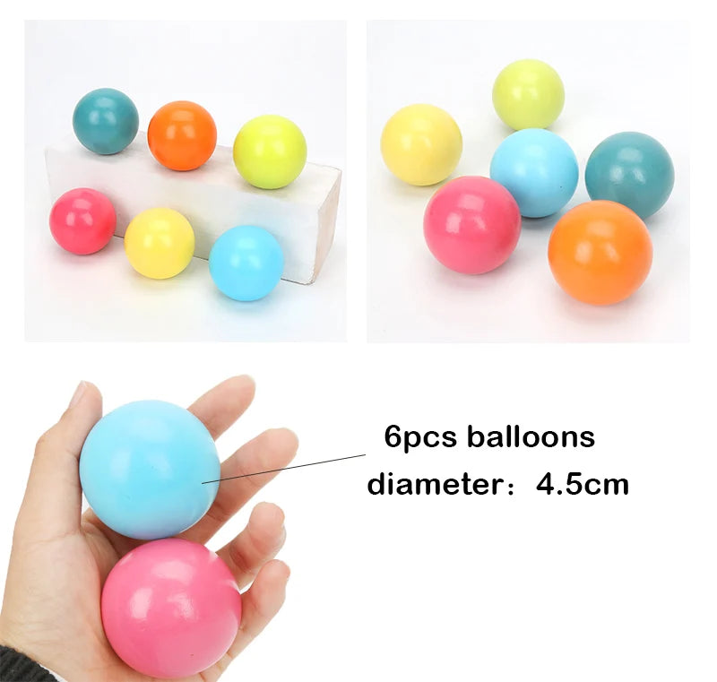 Wooden Rainbow Block Wood Stacking Toys Grimms Rainbow Building Blocks Balls Montessori Eductaional Toy Kids Rainbow Stacker