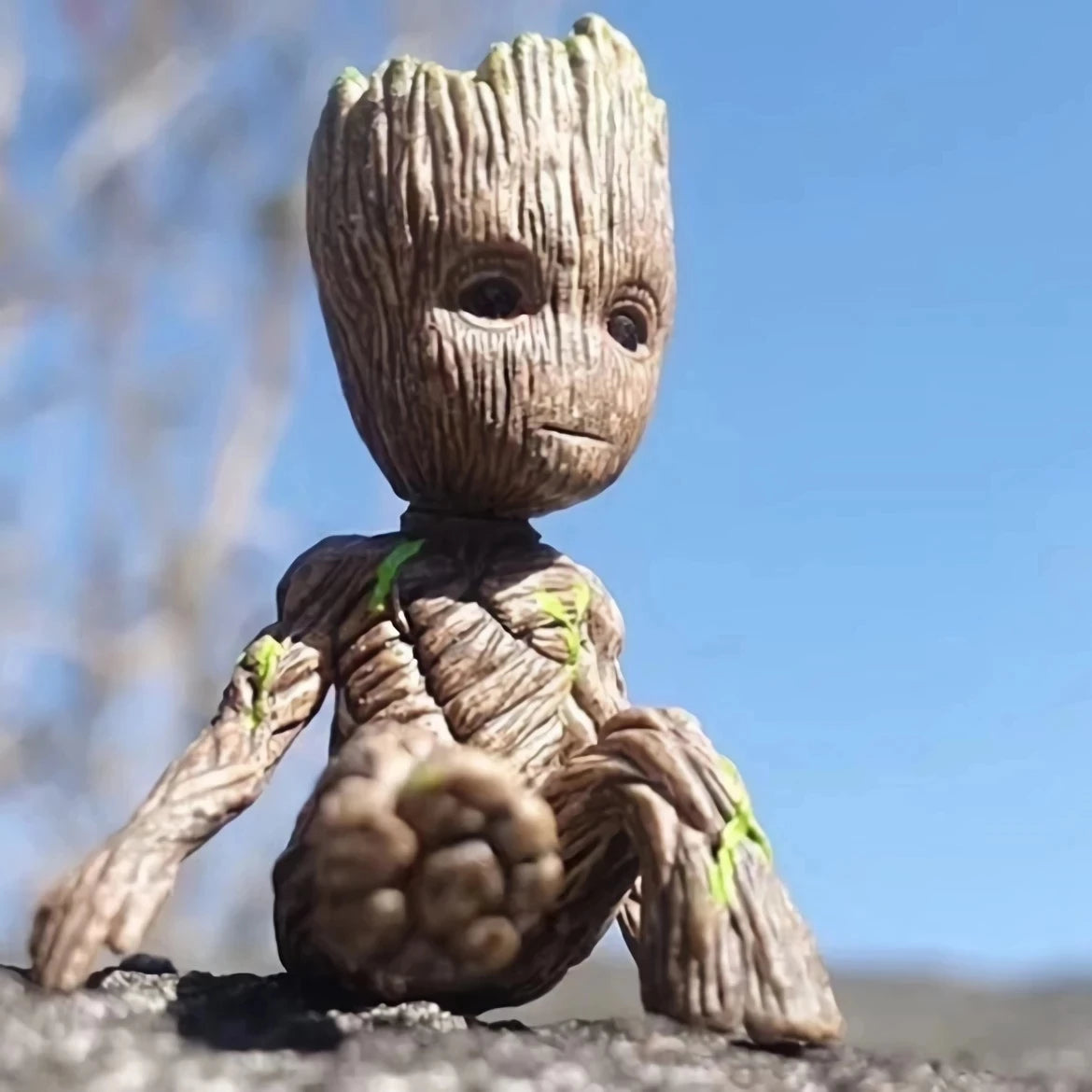 Disney 4.5-6CM Guardians Of The Galaxy Tree Man Groot Action Toy Figure Doll Model Cartoon Mini Groot Kid Holiday party Gift