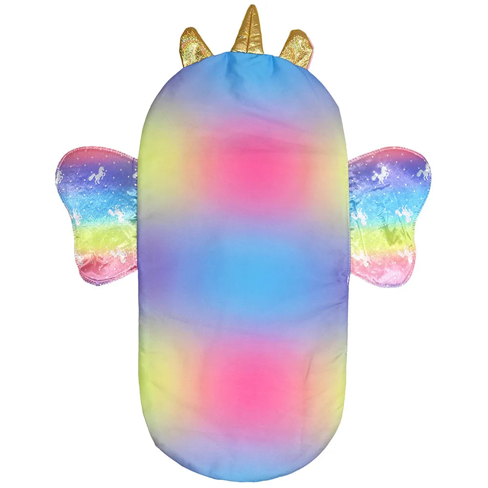 Doll Sleeping Bag for 43cm Dolls Lovely Unicorn Pillow 10-18inch Baby New Born Dolls Accessories American Girl's Birthday Gift