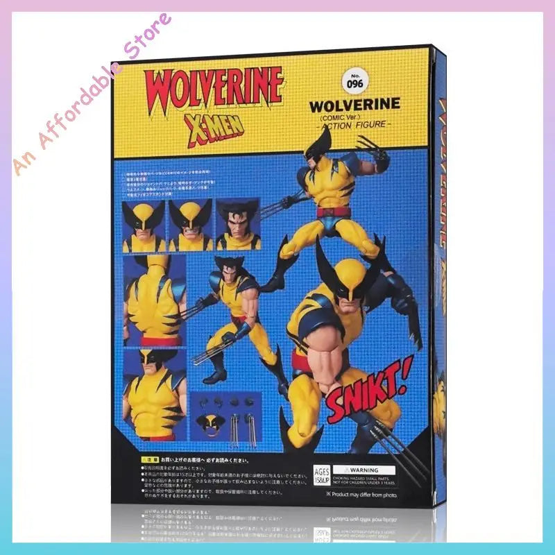 In Stock Ct Toys Mafex 096 Manga Version Wolverine Action Figure Ct Toys Logan Classic Battle Suit Marvel Mobile Figurine Model