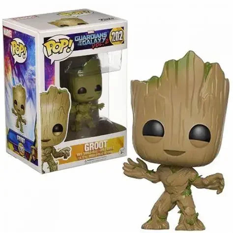 FUNKO POP Marvels Movie Galaxy Guardians Holiday Dancing Grooted 101 # Avengers League Character Series Model Children Toy Gifts