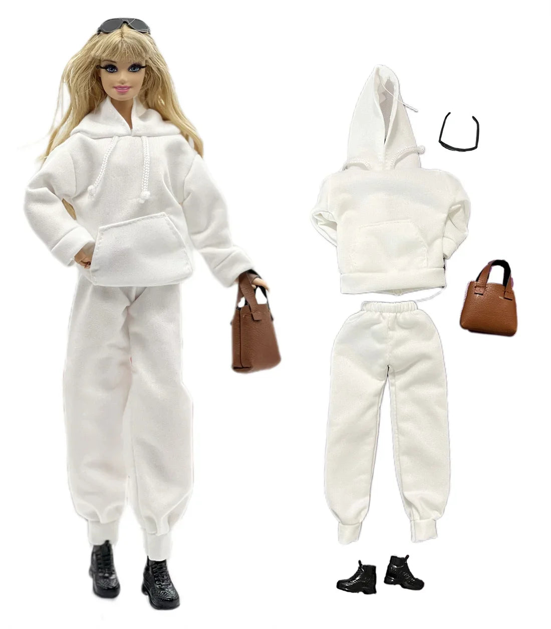 1 Set Cloth Doll Accessories Fashion Model Casual Wear Cool Clothes for 11.5 Inch 30cm Doll Kids or Birthday Gift