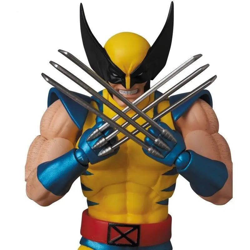 In Stock Ct Toys Mafex 096 Manga Version Wolverine Action Figure Ct Toys Logan Classic Battle Suit Marvel Mobile Figurine Model