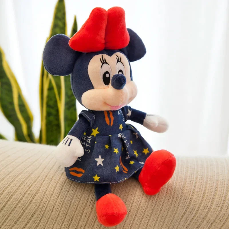 Disney Mickey Mouse Star Minnie Mouse Plush Toy Cartoon Anime Mickey Mouse Plush Doll Pillow As A Birthday Gift for Girlfriend