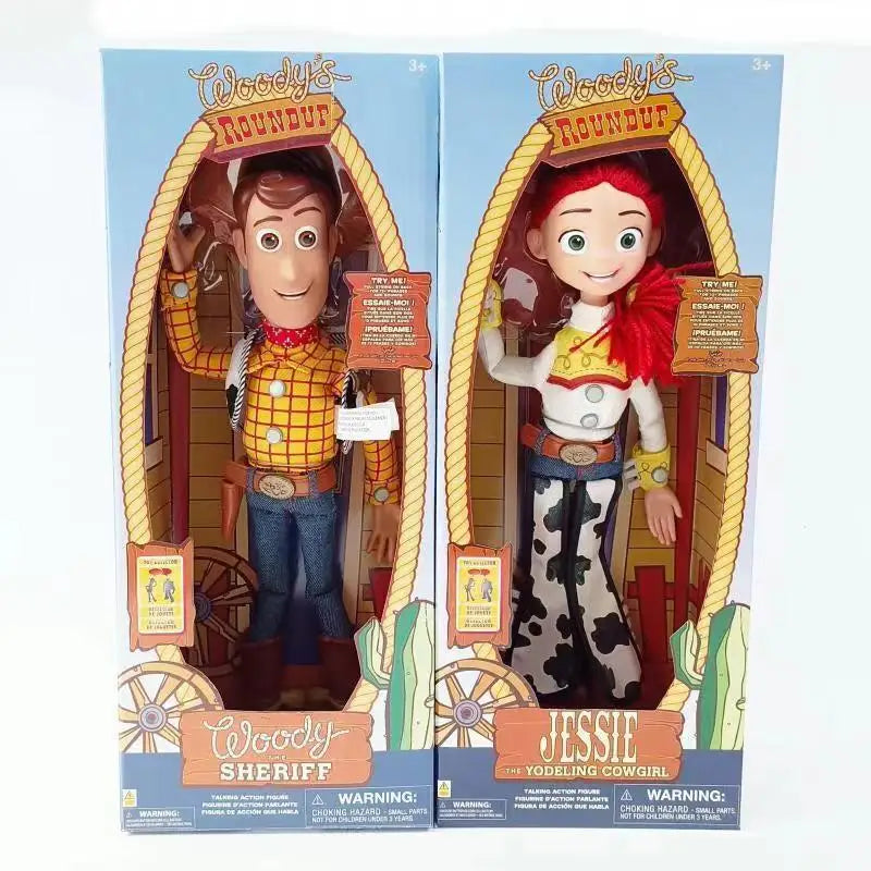 Disney High-Quality Pixar Toy Story 3 Woody Action Figures Toys Anime Collector'S Edition Moving Statues Model Doll Kids Gifts