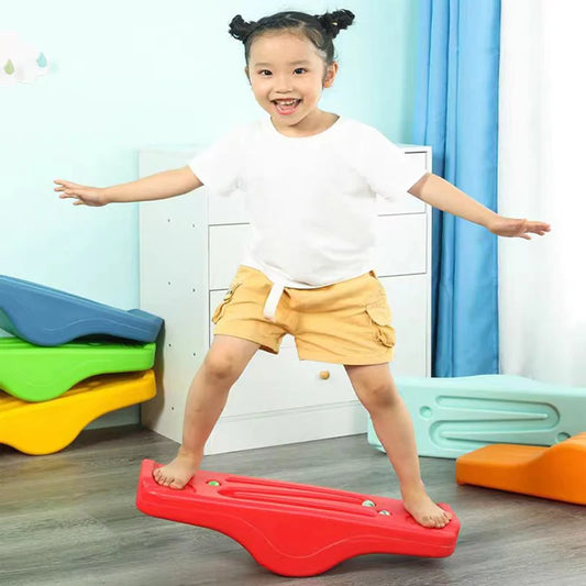 Kids Rocking Seesaw Balance Board Sensory Training Equipment Promote Coordination Skills Toys Children Indoor Outdoor Games