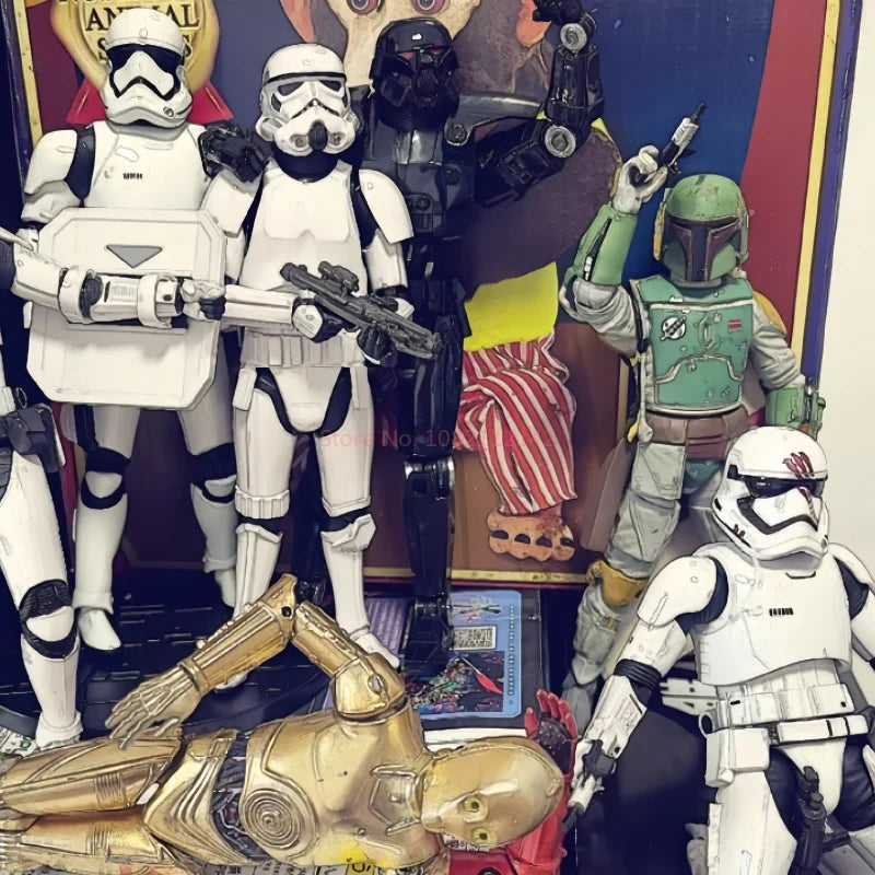 Hot Original Hasbro Star Wars The Series 6inch Mace Windu Darth Vader Collectible Action Figure Toy For Children Christmas Gifts