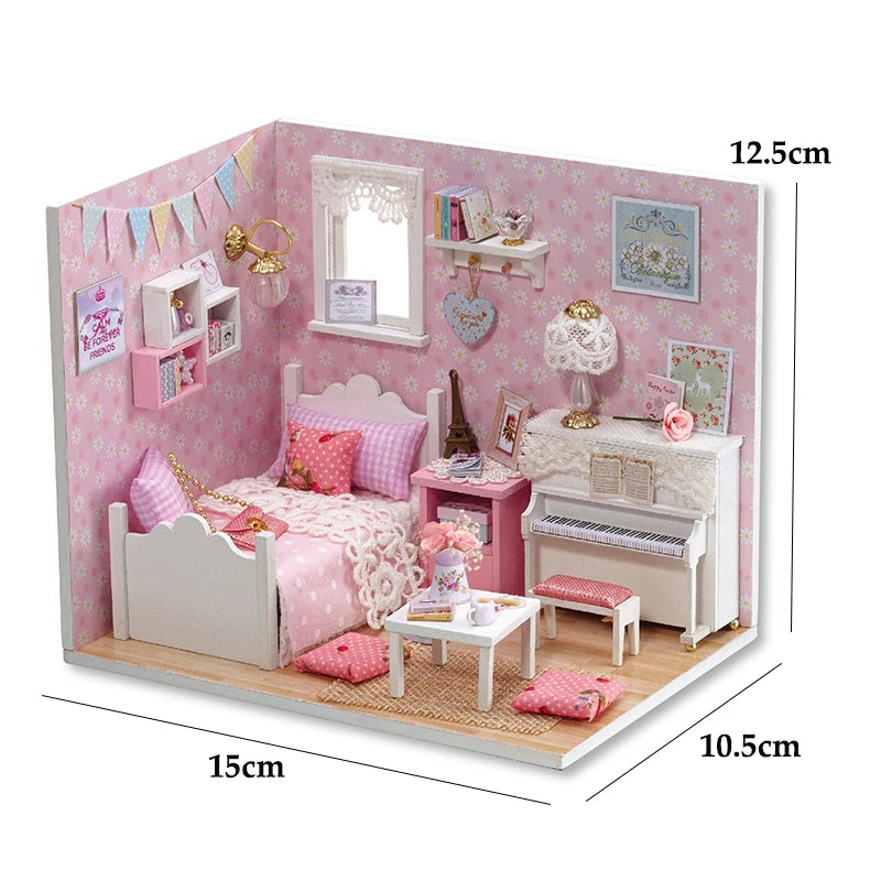 Kit Mini Casa DIY 3D – Regalo Creativo para Armar y Decorar