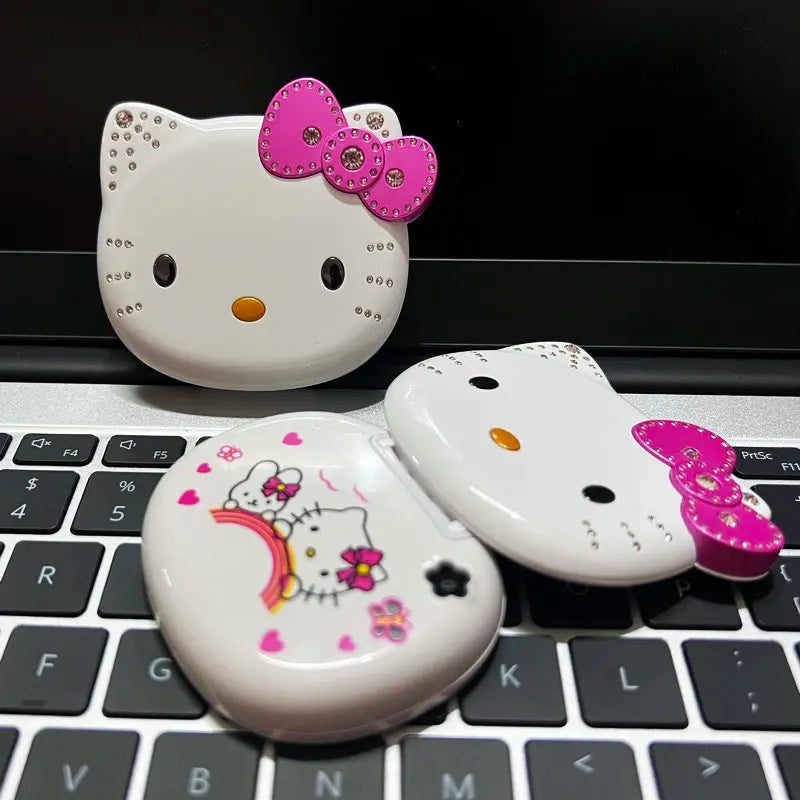 2024 Sanrio Hello Kitty Flip Phone Kawaii K688 Cartoon Kids Taiml Cute Mini Phone Birthday Fashion Girls Gifts Toys For Children
