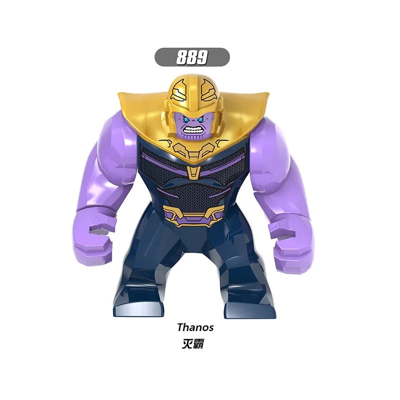 Marvel Superhero Anime Doll Building Blocks Venom Massacre Symbiosis, Spider Man Deadpool Wolverine Couple Gift Toy