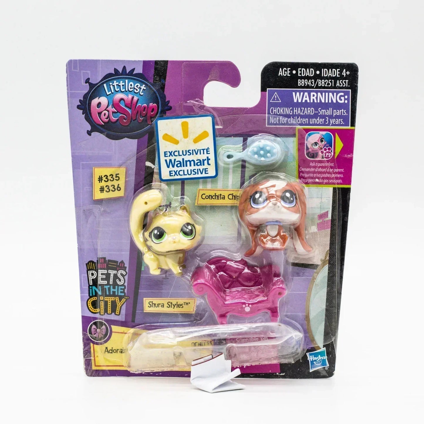Original Hasbro Littlest Pet Shop Doll Toys Cute Animal Action Figure Big Eyed Pet Model Collection Toy Children's Birthday Gift