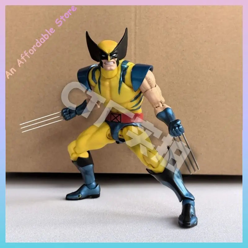 In Stock Ct Toys Mafex 096 Manga Version Wolverine Action Figure Ct Toys Logan Classic Battle Suit Marvel Mobile Figurine Model