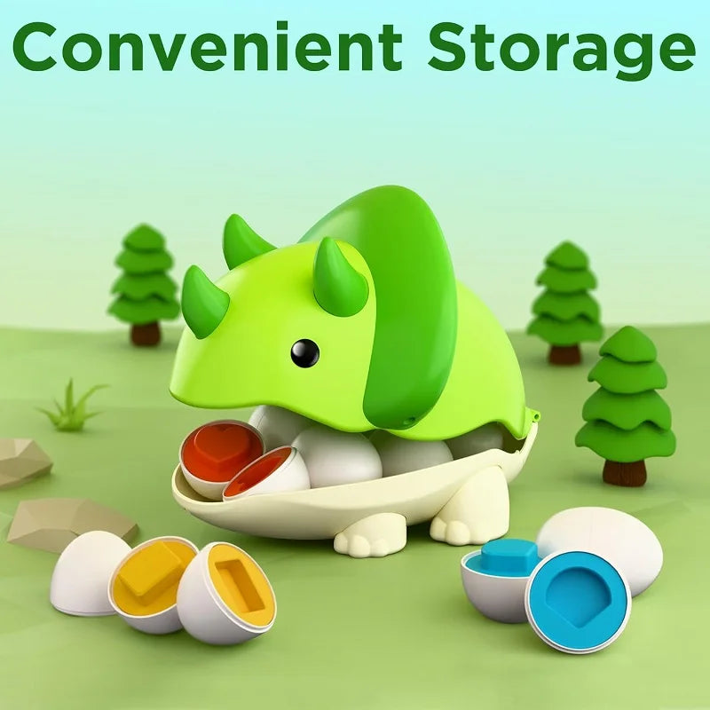 Matching Eggs Toys for Kids 1 2 3Toddlers Montessori Toys Easter Eggs Baby Shape Sorter Games Children Educational Learning Toys