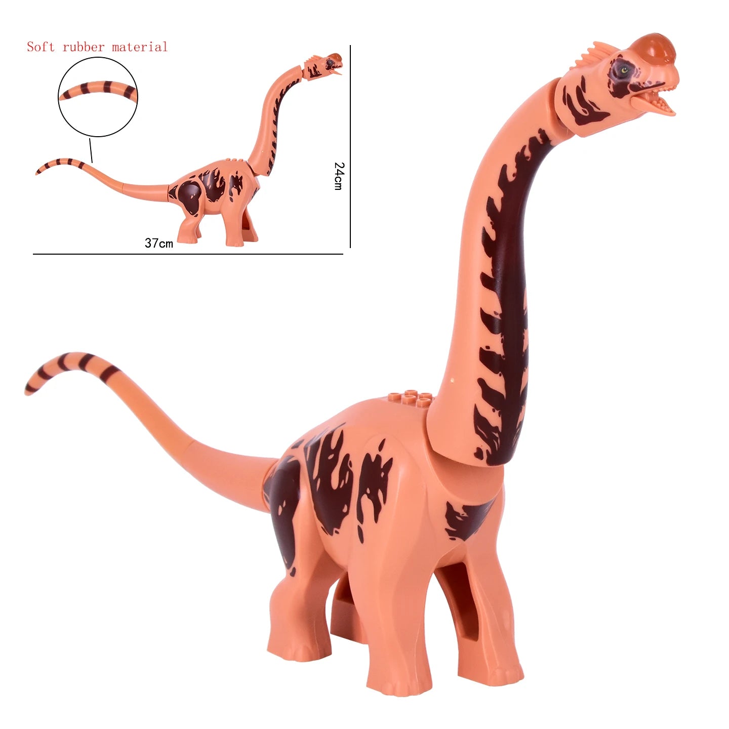 2025 New Jurassic Dinosaur Titanosaurus Animals DIY Blocks Mini Models Building Blocks Bricks Kid Dino Toys For Children