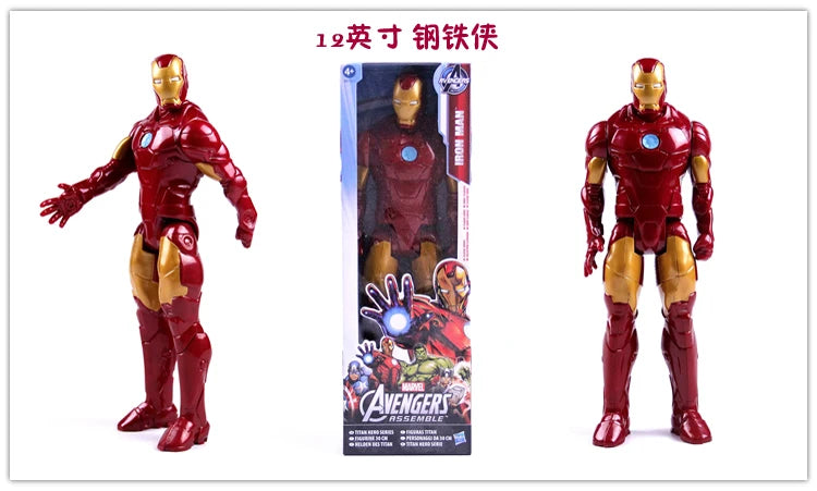 Original Hasbro The Avengers Marvel Anime Figure Thanos Captain America Iron Man Spider-Man Venom Action Figure Dolls Toys