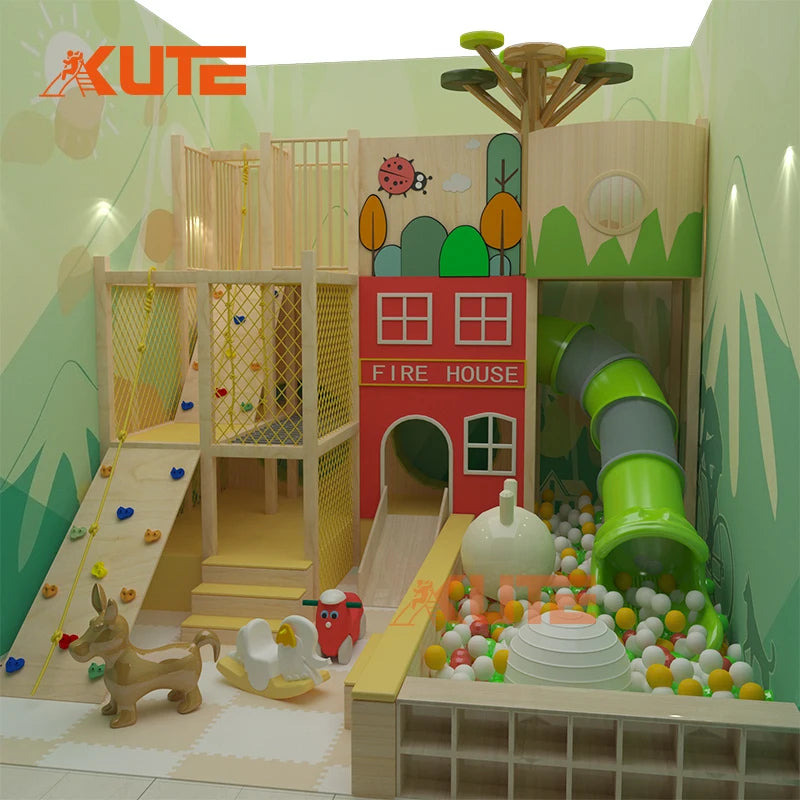 New Style Custom Soft Indoor Playground Equipment Children Baby Climb Toys Toddler Plastic Sets Amusement Park Slide Swing