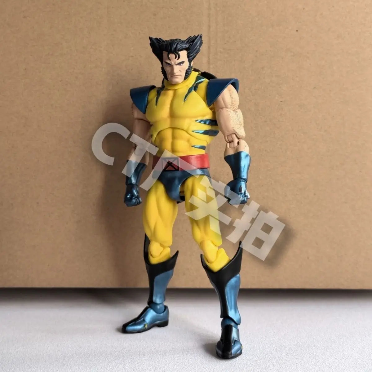 In Stock Ct Toys Mafex 096 Manga Version Wolverine Action Figure Ct Toys Logan Classic Battle Suit Marvel Mobile Figurine Model