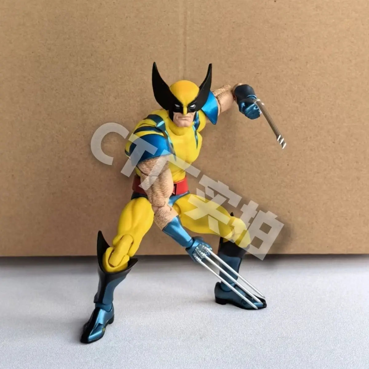 In Stock Ct Toys Mafex 096 Manga Version Wolverine Action Figure Ct Toys Logan Classic Battle Suit Marvel Mobile Figurine Model