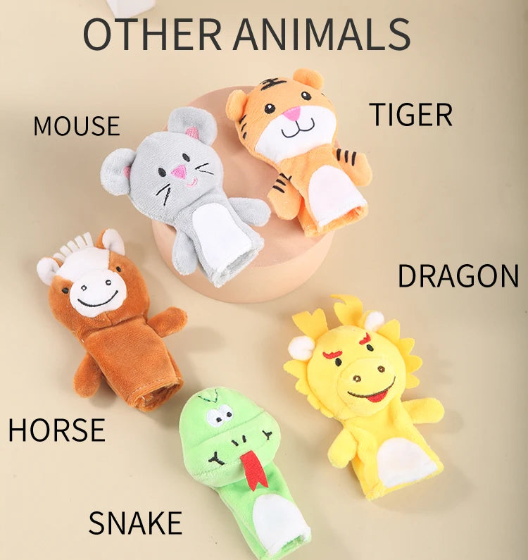 Kindergarten Story Teaching Aids Children Education Dolls Animal Plush kids toys Baby Finger puppets Doll Baby Hand puppet Toys