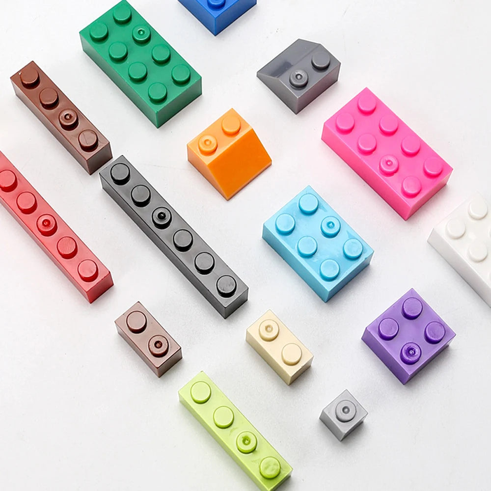 125/250g Building Blocks Bulk Set City Classic Bricks Colorful Assembly DIY Creative Toy Educational Interactive Toy for Kids