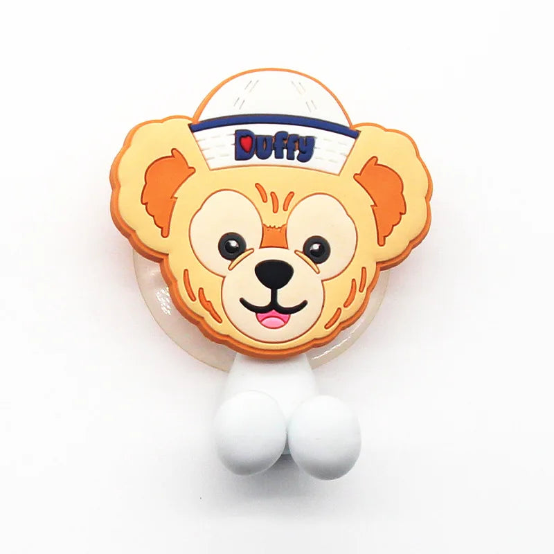 Disney  Stitch Anime Figure Mickey Mouse kids Toothbrush Holder Minnie Mouse Cartoon Wall Mounted Shelf Kitchen Bathroom Toys