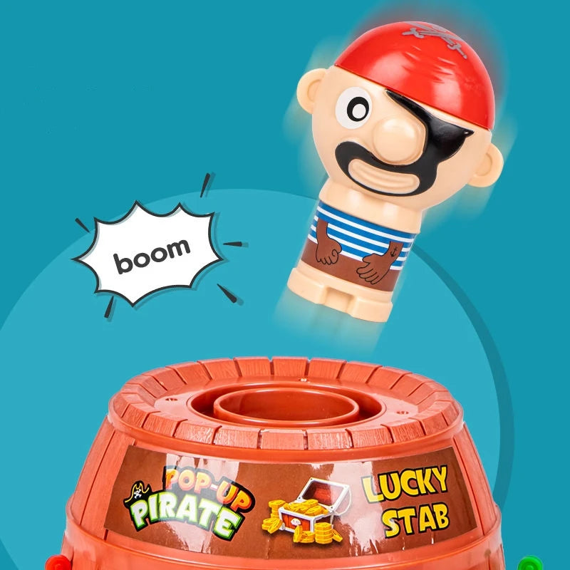 Pirate Board Game Montessori Family Gathering Game Funny Toy Lucky Game Jumping Pirates Children Board Games Boys and Girls Gift