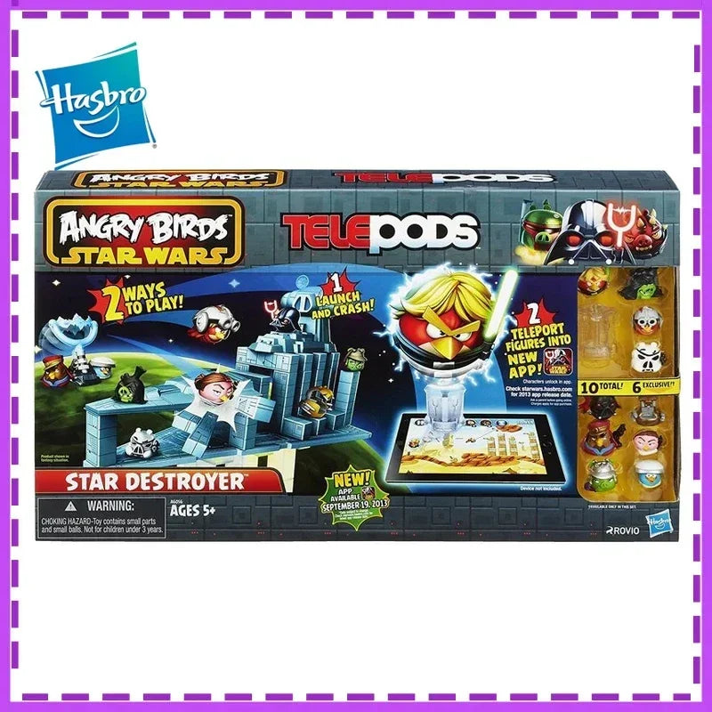 Hasbro Angry Birds Action Figure Star Wars Catapult Desktop Game Telepods Star Destroyer Model Collection Hobby Gifts Toys