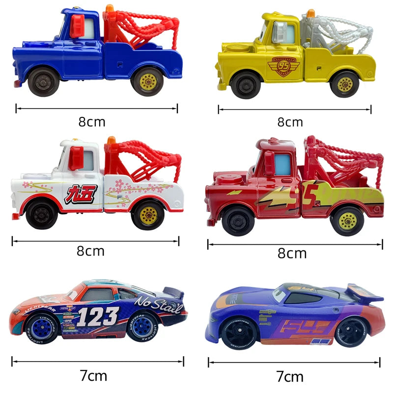 Cars Disney Pixar Car 2 3 Alloy Car Lightning McQueen Jackson Storm Mack Sally Truck Diecast Model Toy Children Birthday Gift