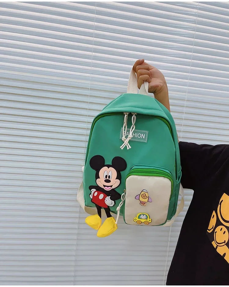 Disney New Plush Bag Cartoon Oxford Fabric Backpack Kindergarten Baby's Schoolbag Casual Small Backpack  holiday birthday gift