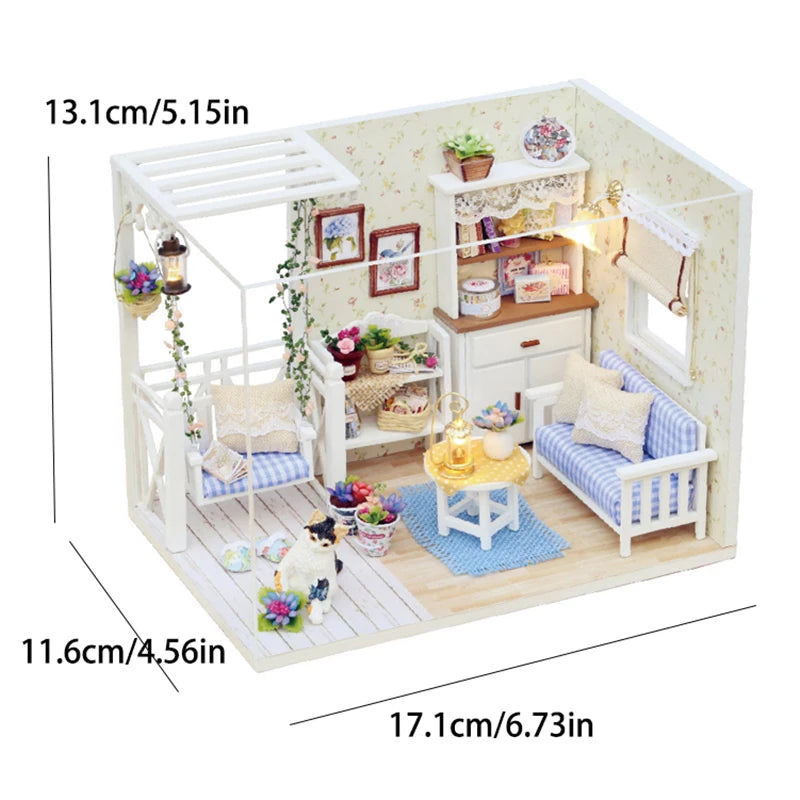Kit Mini Casa DIY 3D – Regalo Creativo para Armar y Decorar