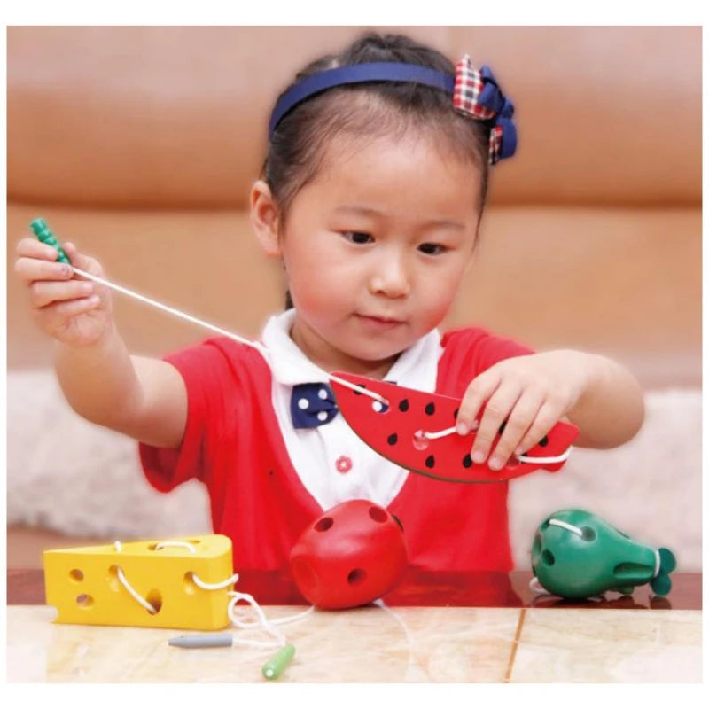 Montessori Educational Toys Wooden Child Development Games 3 Years Kids 3D Wooden Puzzles Baby Learning Toy Child Puzzle Game
